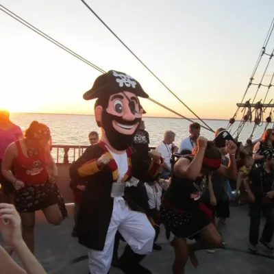 a group of people on a boat
