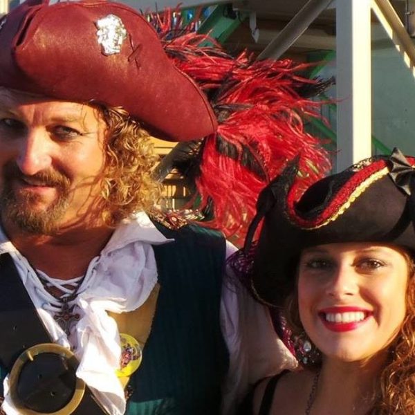 a group of people wearing costumes