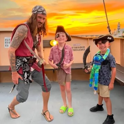 a group of people posing for the camera