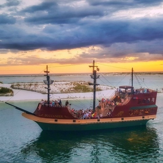 a small boat in a body of water